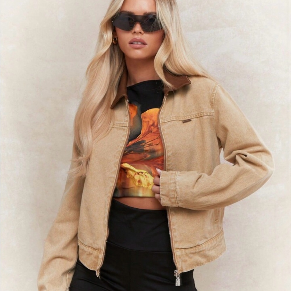 Tan & Brown Barn Jacket